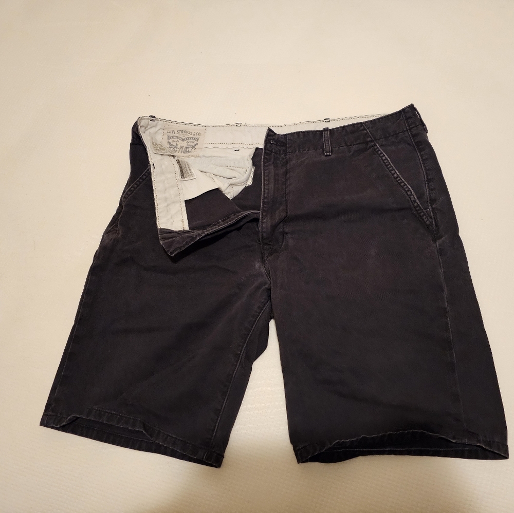 Black Levi's Jean Shorts